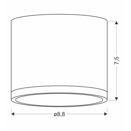 LED-laevalgusti TUBA LED/9W/230V