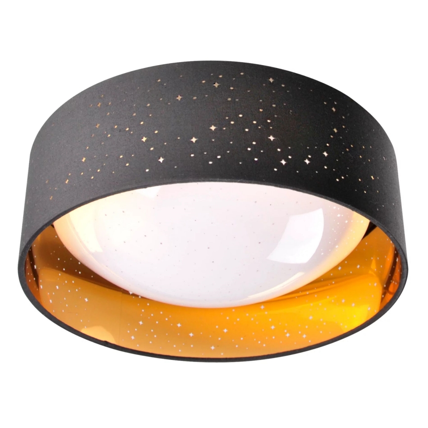 LED Laevalgusti TULUZA LED/18W/230V d. 32 cm must