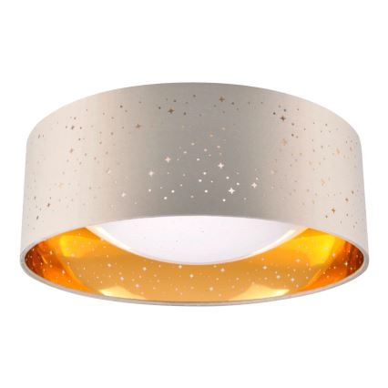 LED Laevalgusti TULUZA LED/18W/230V d. 32 cm pruun