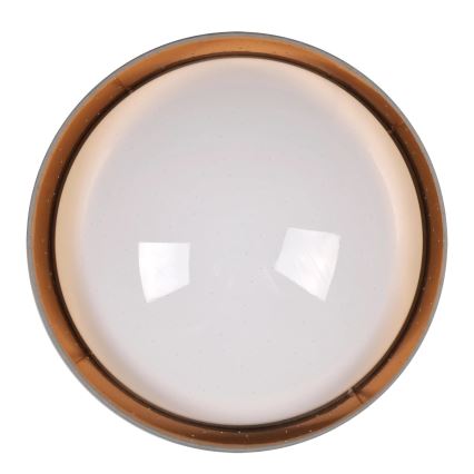 LED Laevalgusti TULUZA LED/24W/230V d. 40 cm pruun