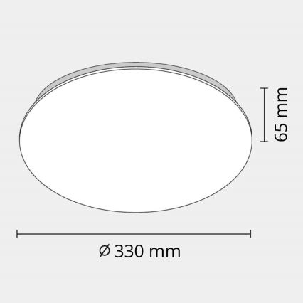 LED Laevalgusti vannituppa ADAR LED/17W/230V IP44 4000K