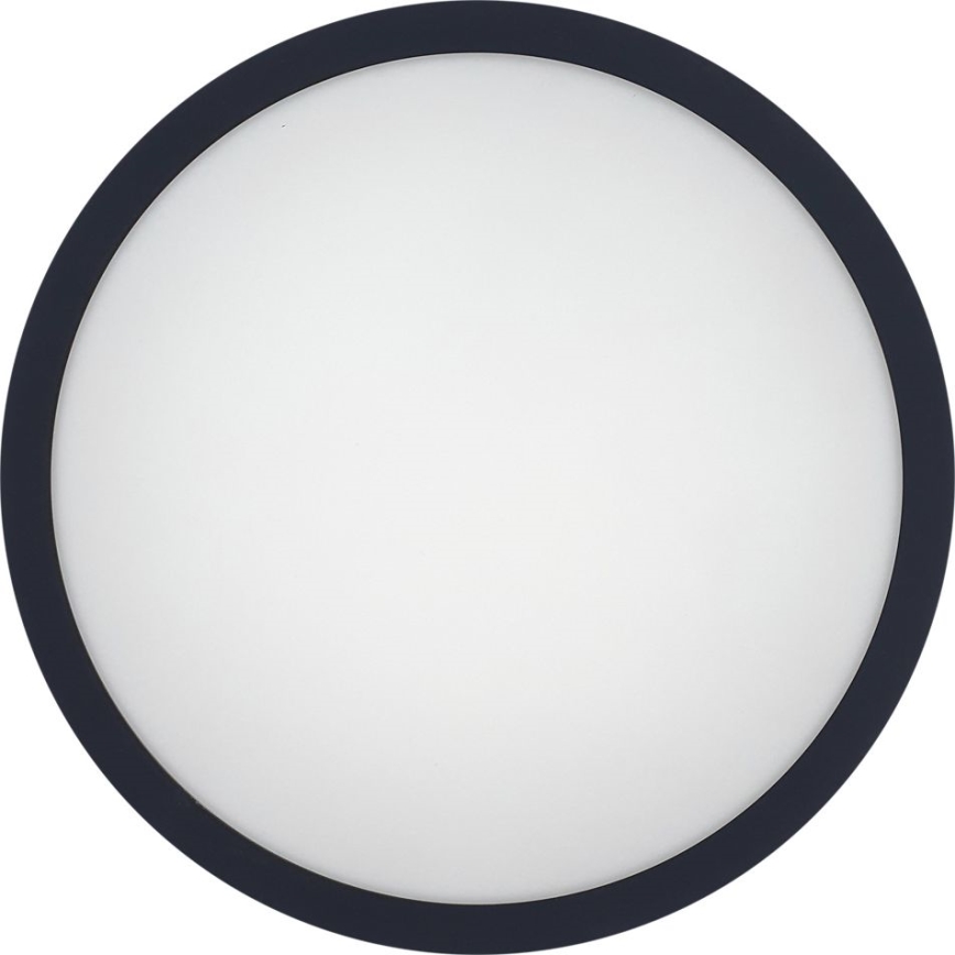 LED Laevalgusti vannituppa anduriga ELLÉ LED/24W/230V 3000/4000/6500K d. 26 cm IP54 antratsiit
