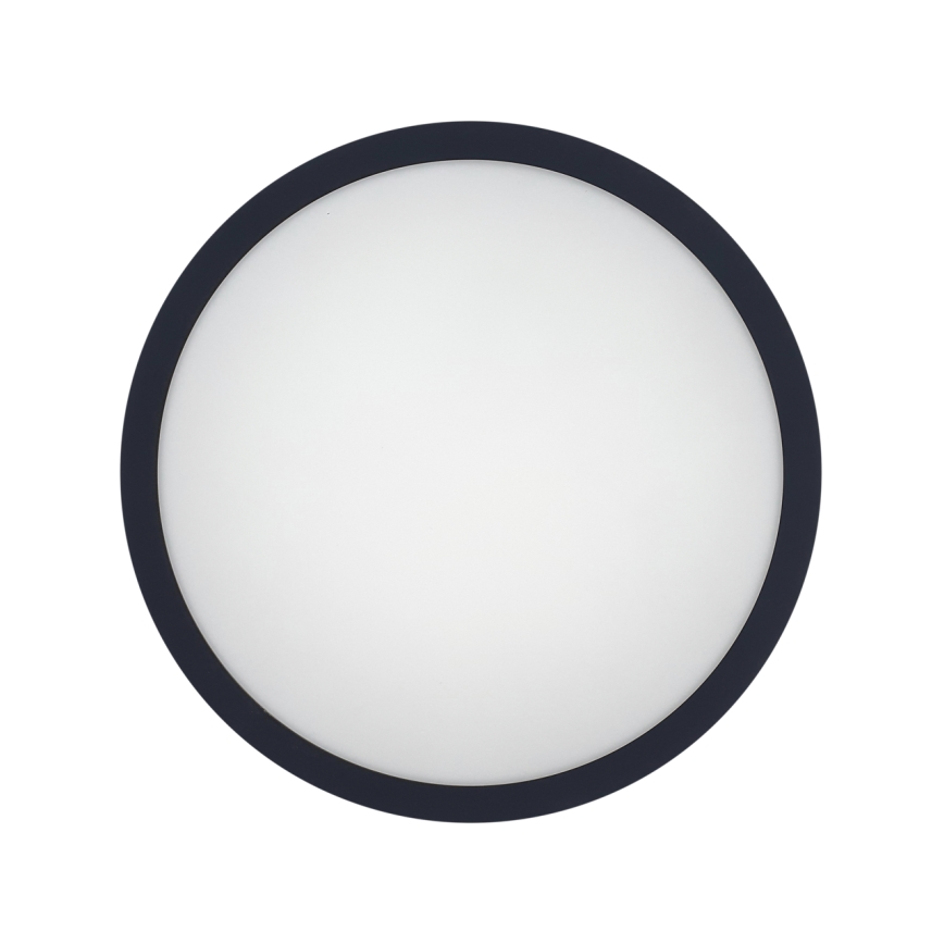 LED Laevalgusti vannituppa anduriga ELLÉ LED/24W/230V 3000/4000/6500K d. 26 cm IP54 antratsiit