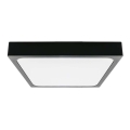 LED Laevalgusti vannituppa anduriga LED/18W/230V 4000K IP44 22,5x22,5 cm must