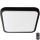 LED Laevalgusti vannituppa anduriga LED/18W/230V 4000K IP44 29,5x29,5 cm must + kaugjuhtimispult