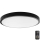 LED Laevalgusti vannituppa anduriga LED/18W/230V 4000K IP44 d. 29,5 cm must + kaugjuhtimispult