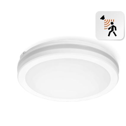 LED Laevalgusti vannituppa anduriga LED/18W/230V 3000/4000/6500K IP65 d. 30 cm valge + kaugjuhtimispult