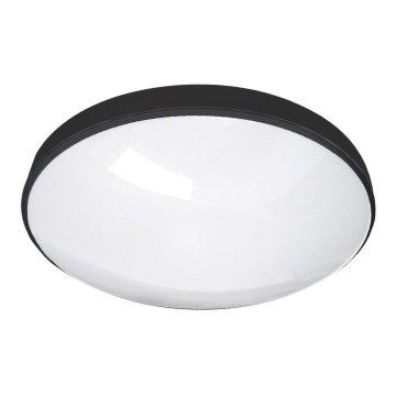 LED Laevalgusti vannituppa CIRCLE LED/12W/230V 4000K d. 25 cm IP44 must