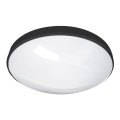 LED Laevalgusti vannituppa CIRCLE LED/24W/230V 4000K d. 37 cm IP44 must