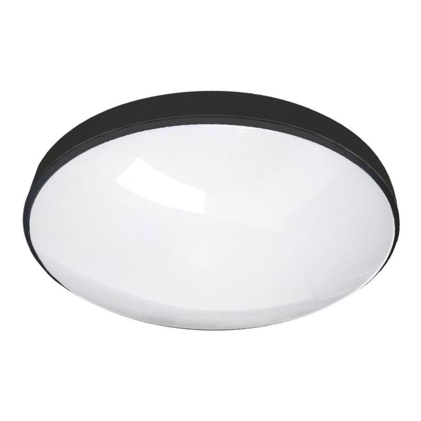 LED Laevalgusti vannituppa CIRCLE LED/24W/230V 4000K d. 37 cm IP44 must