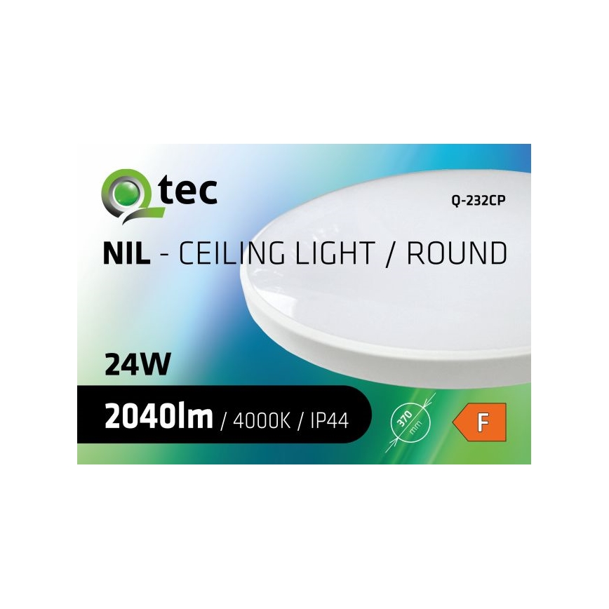 LED Laevalgusti vannituppa CIRCLE LED/24W/230V 4000K d. 37 cm IP44 valge
