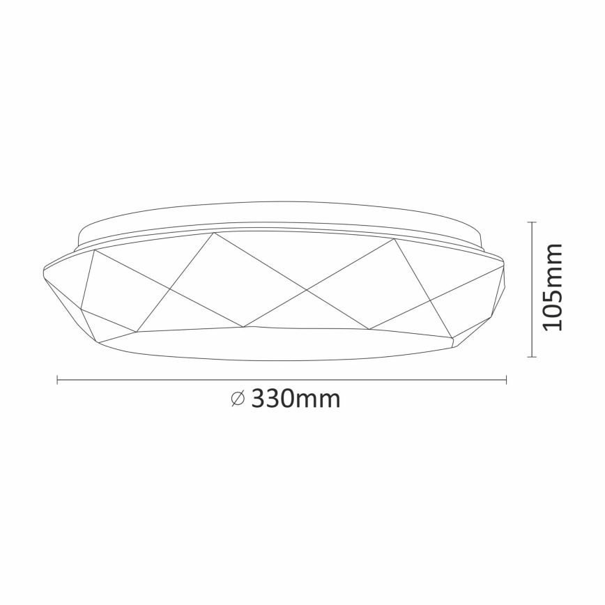 LED Laevalgusti vannituppa GALAXY LED/17W/230V