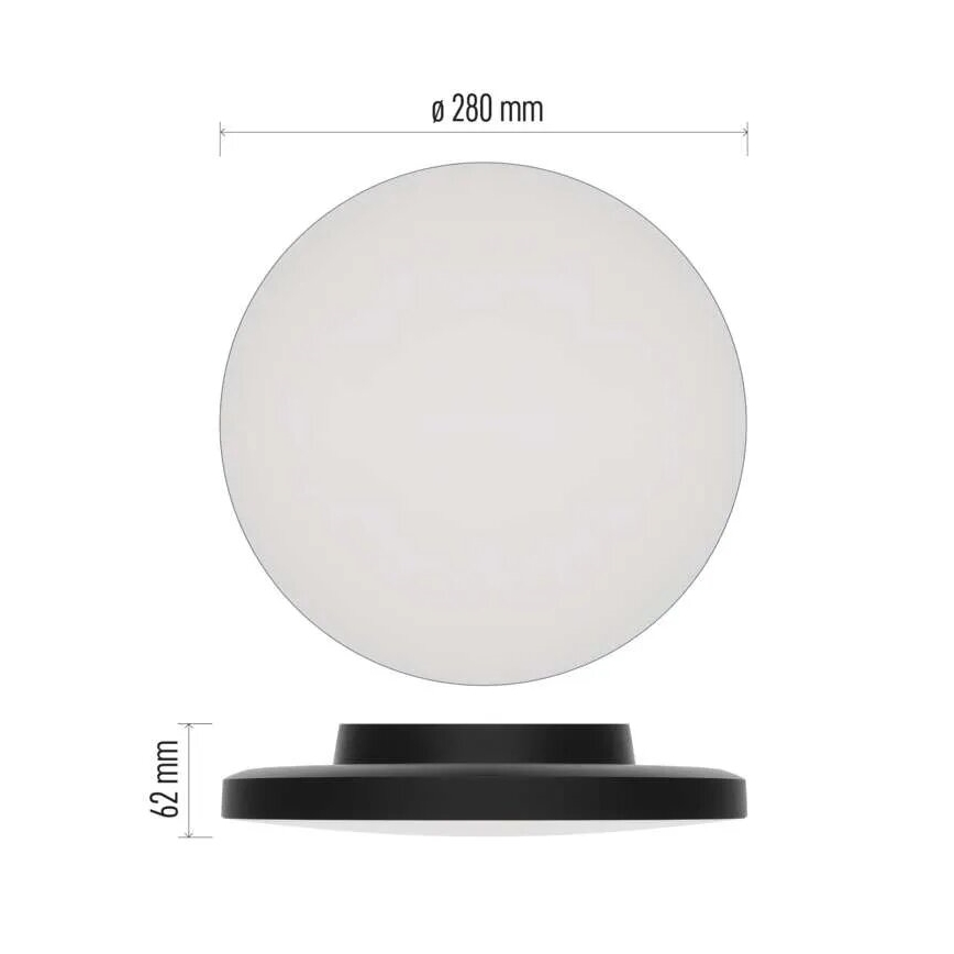 LED Laevalgusti vannituppa LED/15W/230V 3000/4000/5700K IP55 must
