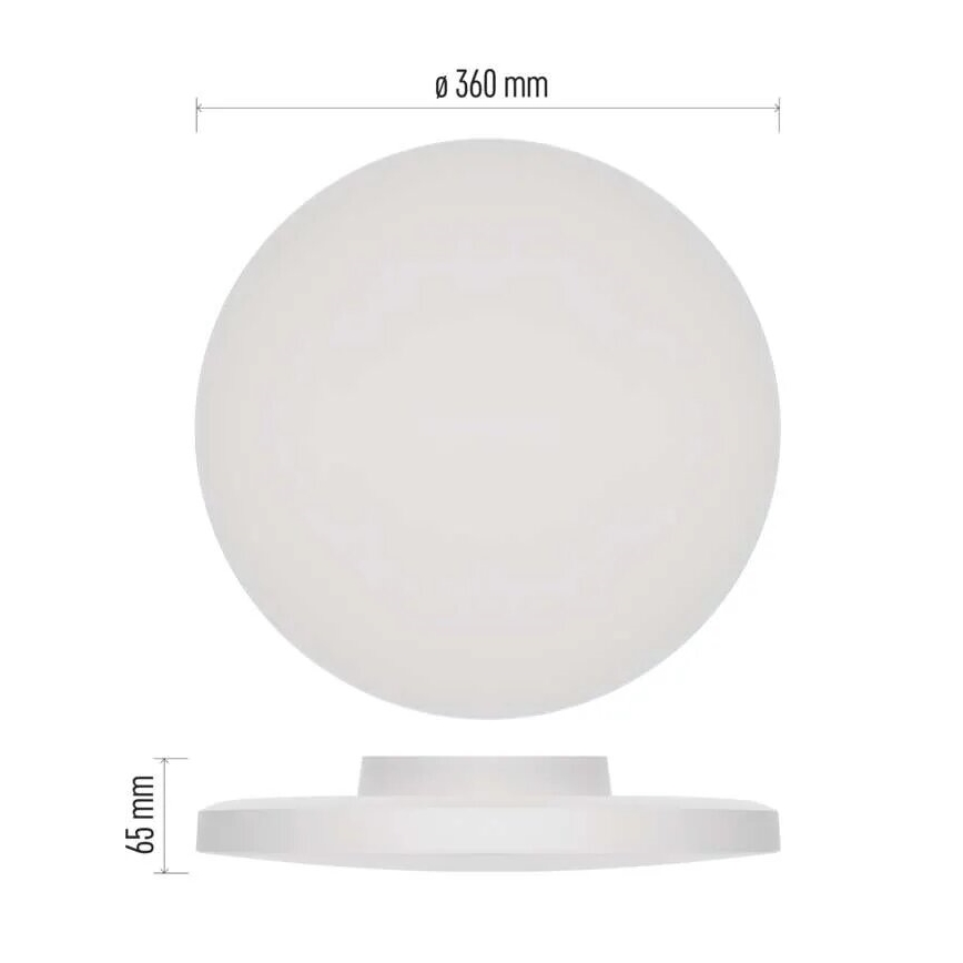 LED Laevalgusti vannituppa LED/18W/230V 3000/4000/5700K IP55 valge