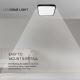 LED Laevalgusti vannituppa LED/18W/230V 3000K IP44 must
