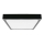LED Laevalgusti vannituppa LED/18W/230V 6500K IP44 22,5x22,5 cm must