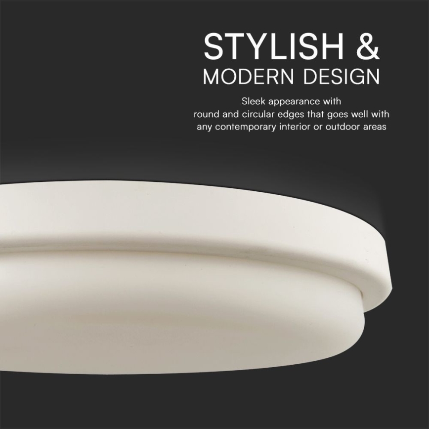 LED Laevalgusti vannituppa LED/24W/230V 6500K IP54 d. 24 cm