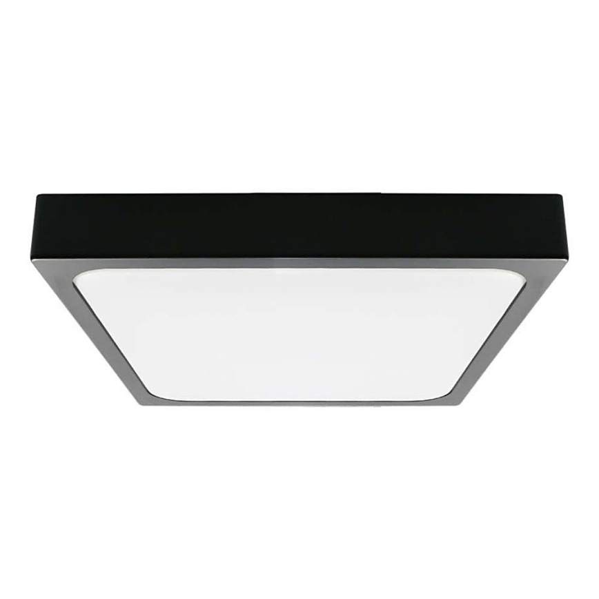 LED Laevalgusti vannituppa LED/30W/230V 4000K IP44 42x42 cm must