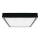 LED Laevalgusti vannituppa LED/30W/230V 4000K IP44 42x42 cm must