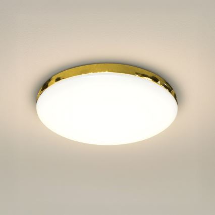 LED Laevalgusti vannituppa MAYA LED/15W/230V d. 33 cm IP44 kuldne