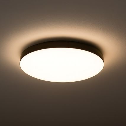 LED Laevalgusti vannituppa MAYA LED/15W/230V d. 33 cm IP44 must