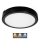 LED Laevalgusti vannituppa NAIROS LED/18W/230V 3000/4000/6500K IP65 d. 30 cm must