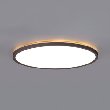LED Laevalgusti vannituppa NIVERA LED/12W/230V IP54 3000/4000/6000K d. 22,5 cm must