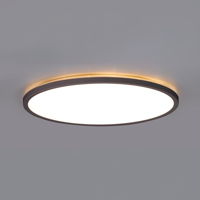 LED Laevalgusti vannituppa NIVERA LED/12W/230V IP54 3000/4000/6000K d. 22,5 cm must