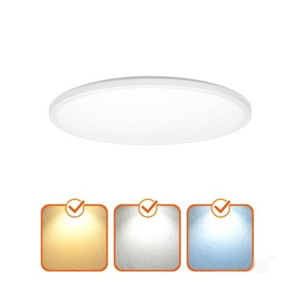 LED Laevalgusti vannituppa NIVERA LED/12W/230V IP54 3000/4000/6000K d. 22,5 cm valge