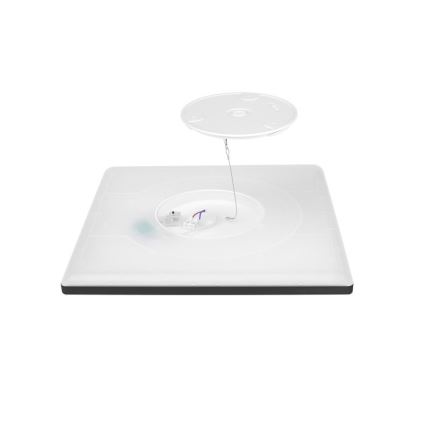LED Laevalgusti vannituppa NIVERA LED/18W/230V IP54 3000/4000/6000K 30x30 cm must