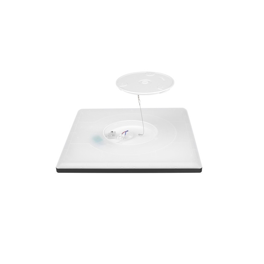 LED Laevalgusti vannituppa NIVERA LED/18W/230V IP54 3000/4000/6000K 30x30 cm must