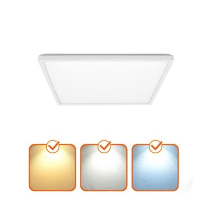 LED Laevalgusti vannituppa NIVERA LED/18W/230V IP54 3000/4000/6000K 30x30 cm valge