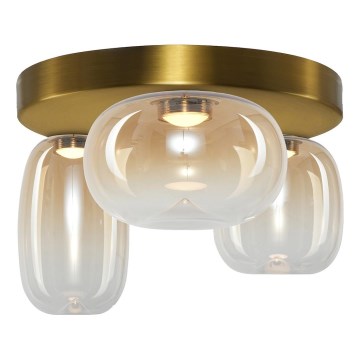 LED Laevalgusti VASO LED/12W/230V d. 42 cm kuldne/suitsune