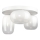 LED Laevalgusti VASO LED/12W/230V d. 42 cm valge