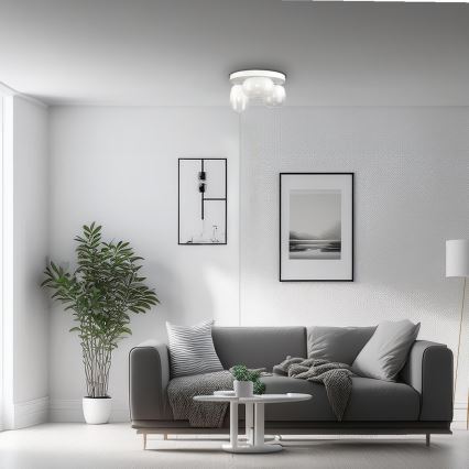 LED Laevalgusti VASO LED/12W/230V d. 42 cm valge