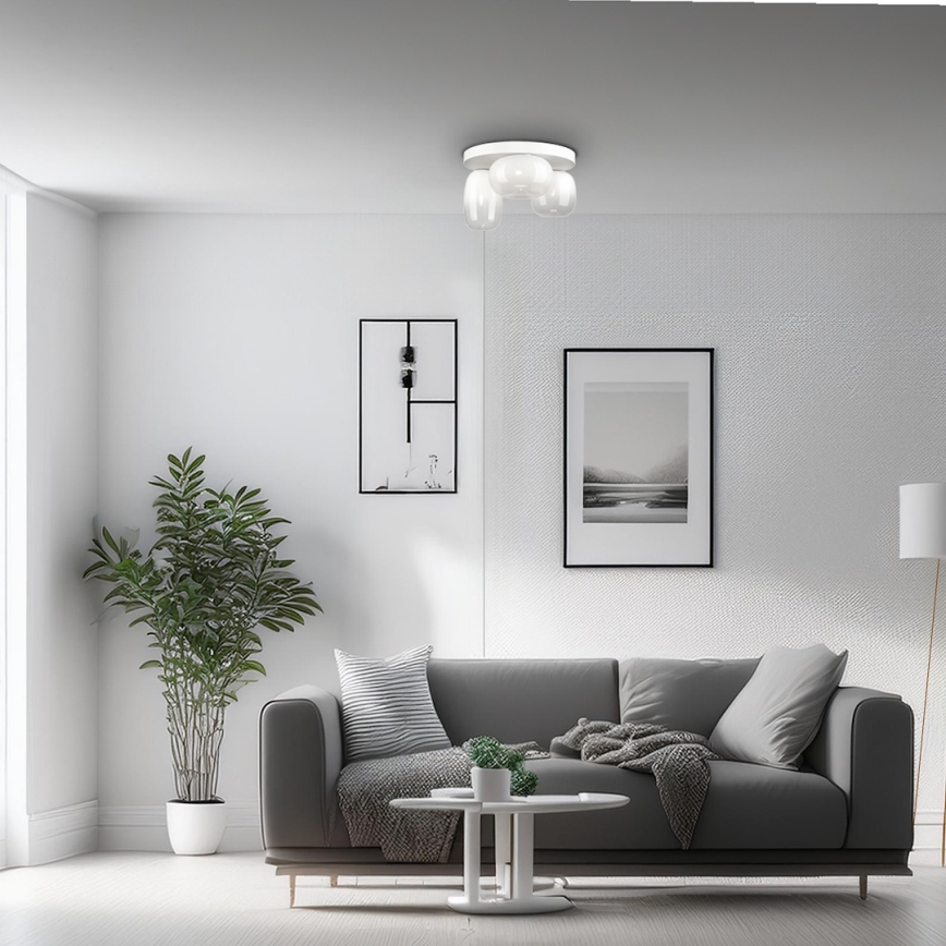 LED Laevalgusti VASO LED/12W/230V d. 42 cm valge