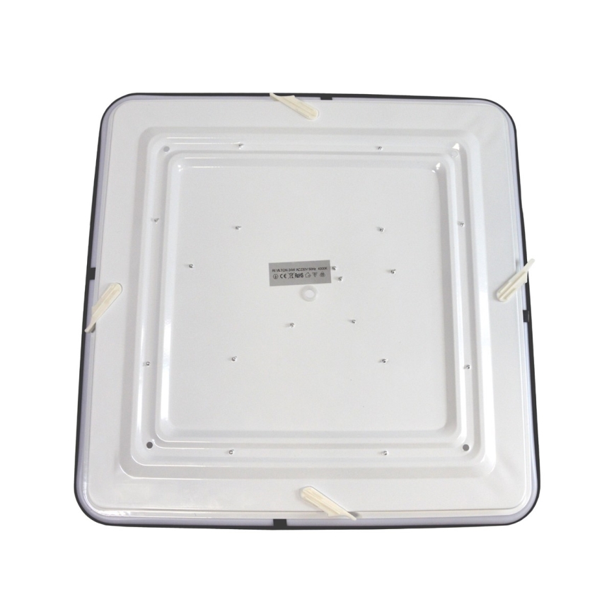 LED Laevalgusti WILTON LED/24W/230V 37,5x37,5 cm must