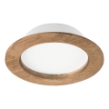 LED laevalgusti WOODY SPOT LED/12,5W/230V 3000K pähkel ? 16 cm