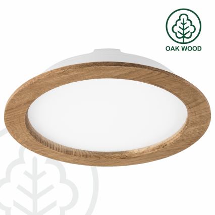 LED laevalgusti WOODY SPOT LED/23,5W/230V 4000K pähkel ? 23,5 cm