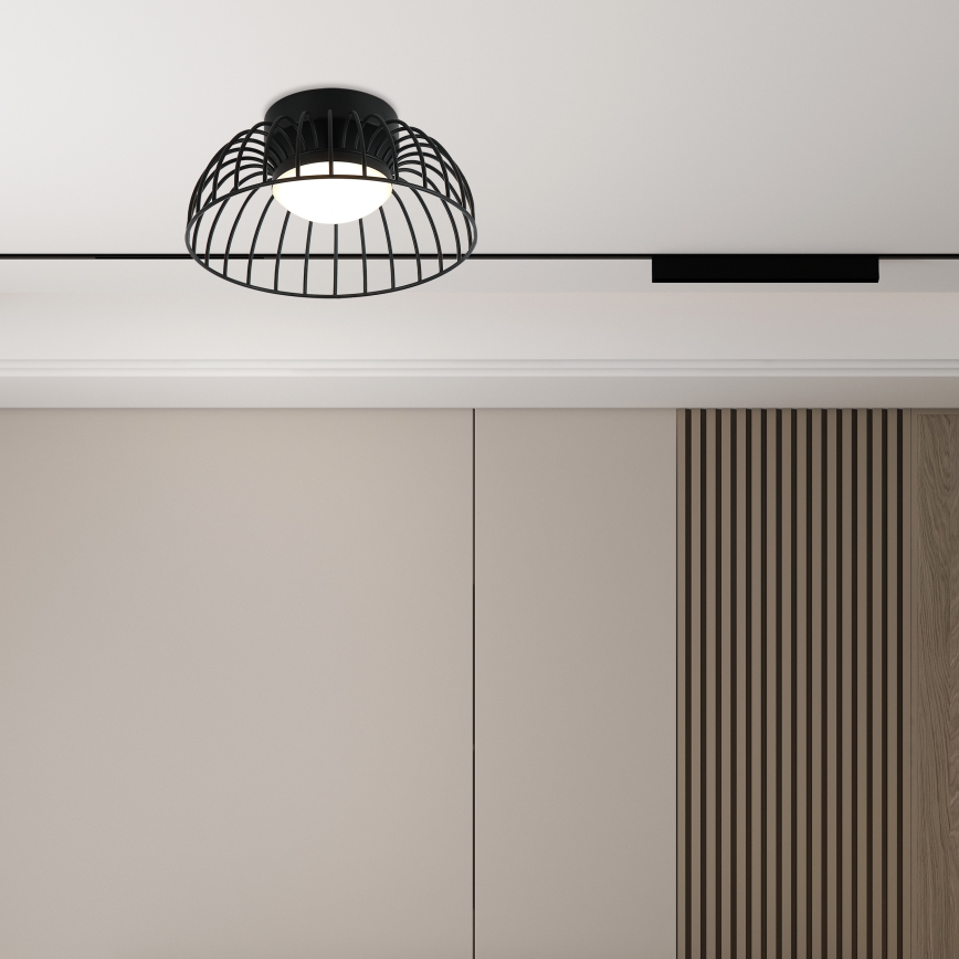 LED laeventi BETSY LED/12W/230V diameeter 25 cm musta