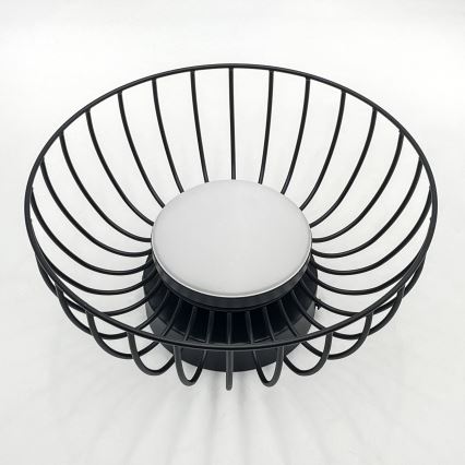 LED laeventi BETSY LED/12W/230V diameeter 25 cm musta