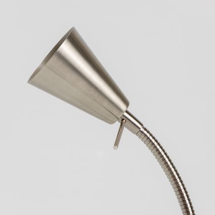 LED-lamp kinnitusklambriga 1xGU10/4,7W/230V mattkroom