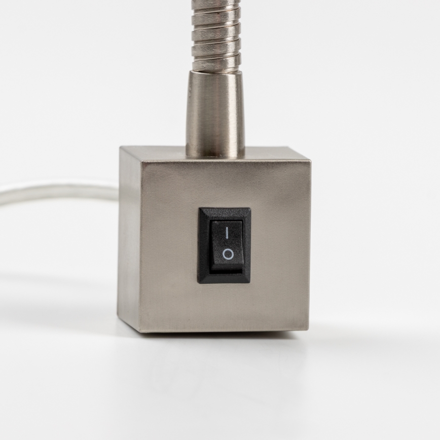 LED-lamp kinnitusklambriga 1xGU10/4,7W/230V mattkroom