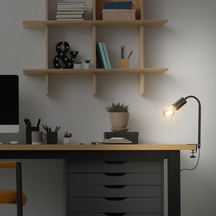 LED-lamp klambriga 1xE27/4,2W/230V 2700K must