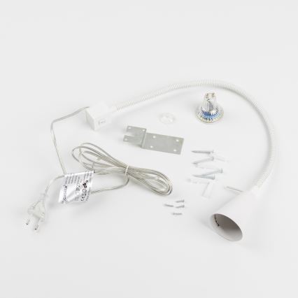 LED-lamp klambriga 1xGU10/4,7W/230V valge
