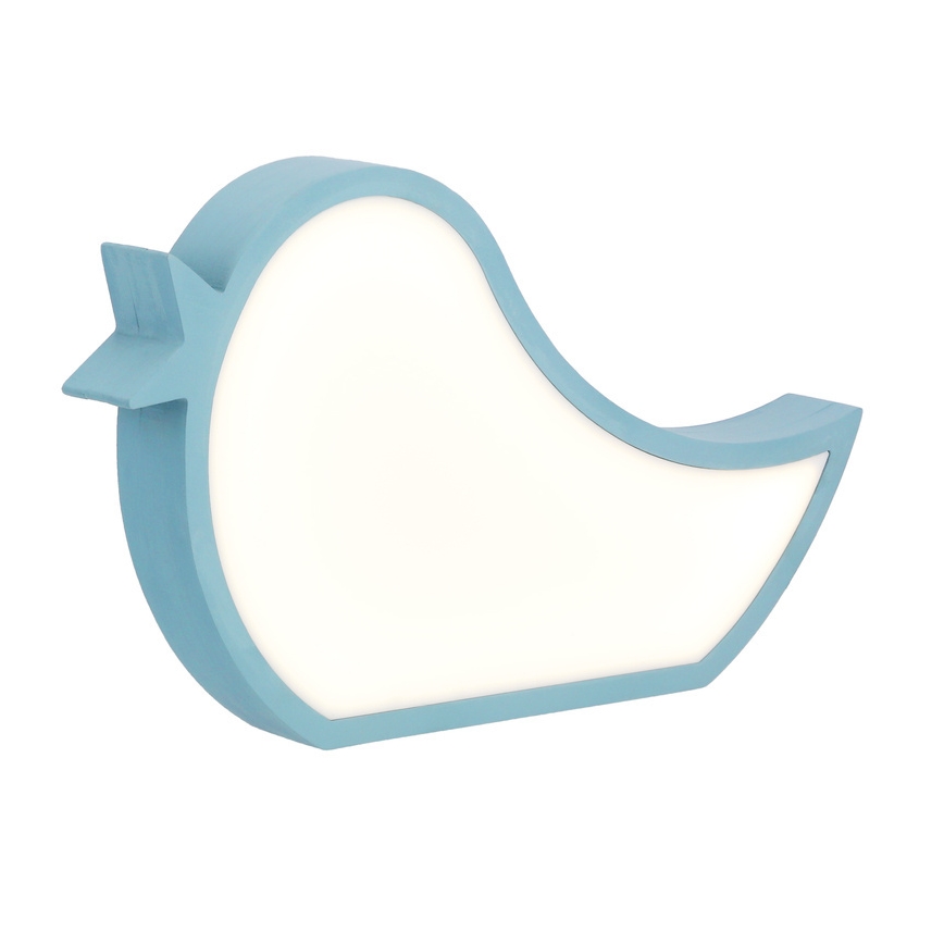 LED Laste lamp BIRD LED/12W/230V sinine
