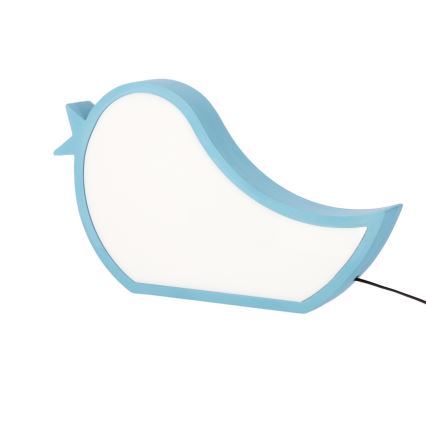 LED Laste lamp BIRD LED/12W/230V sinine