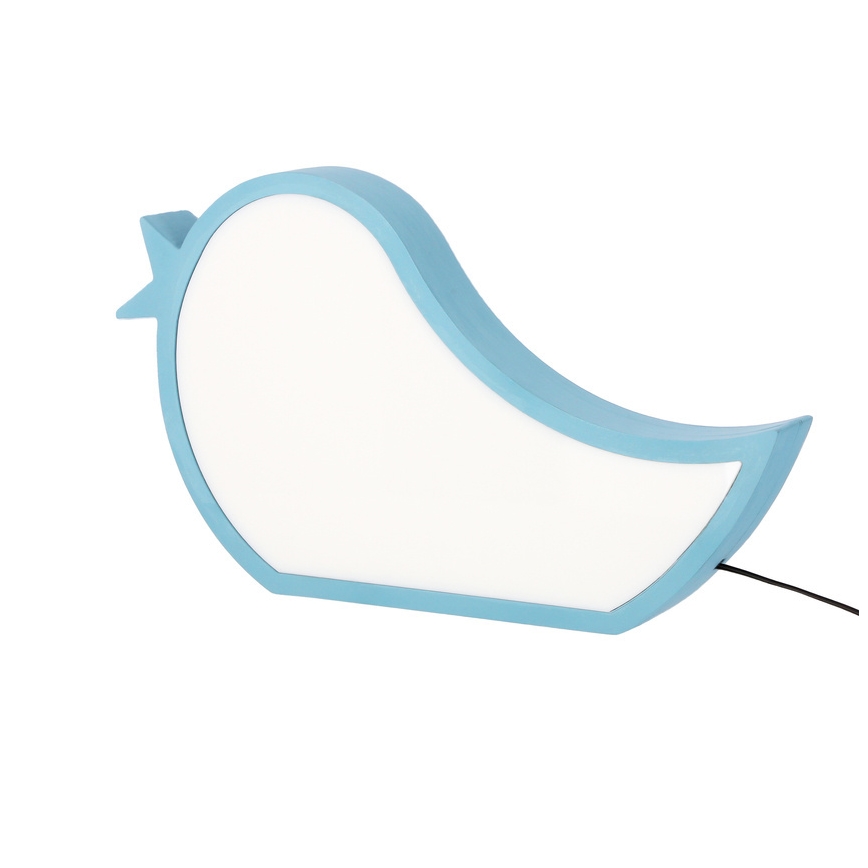 LED Laste lamp BIRD LED/12W/230V sinine