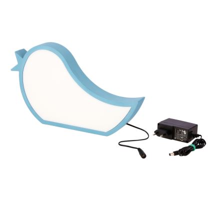 LED Laste lamp BIRD LED/12W/230V sinine