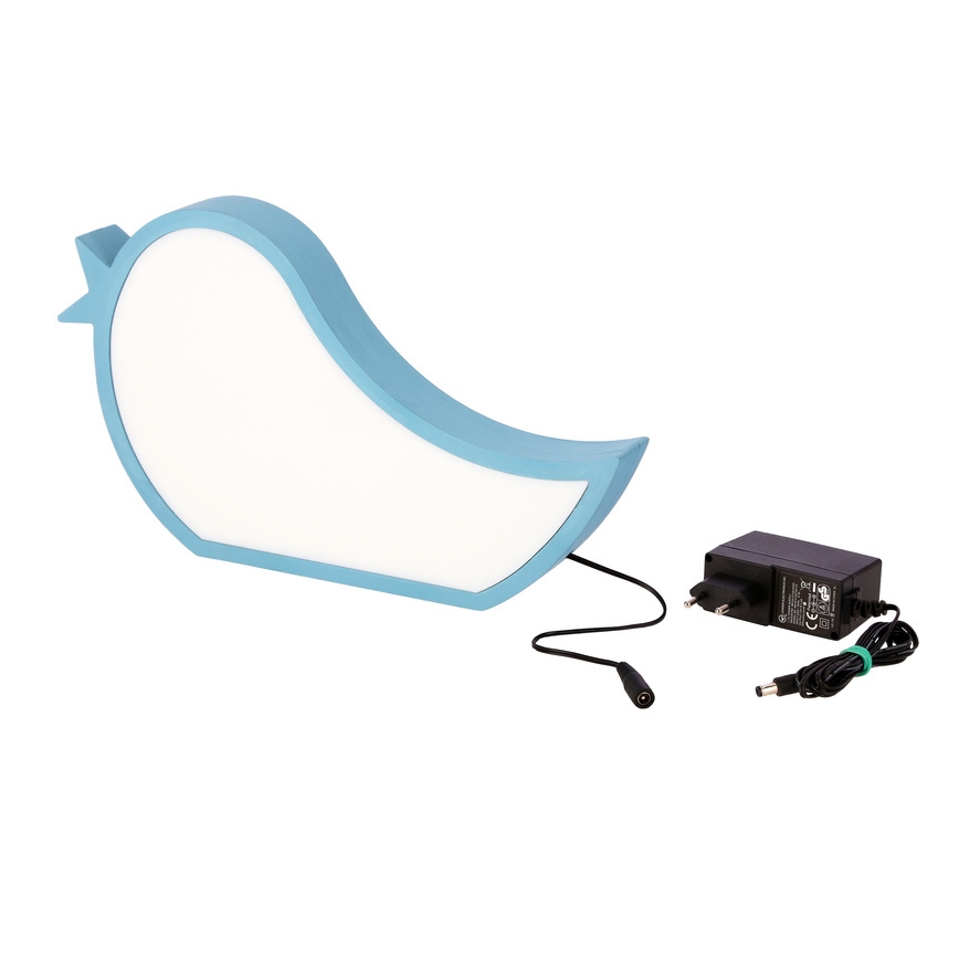 LED Laste lamp BIRD LED/12W/230V sinine